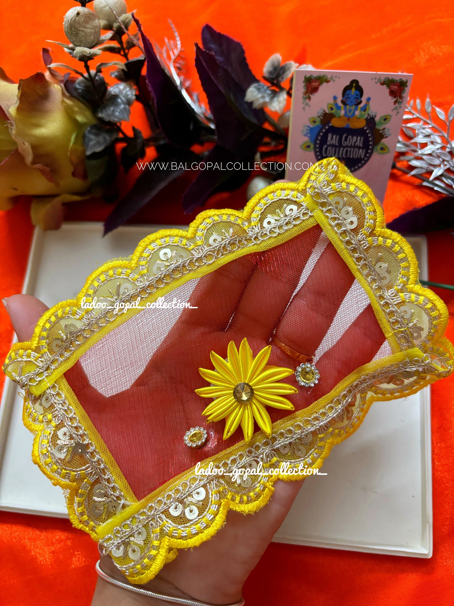 Dupatta for radha rani (set of 2)
