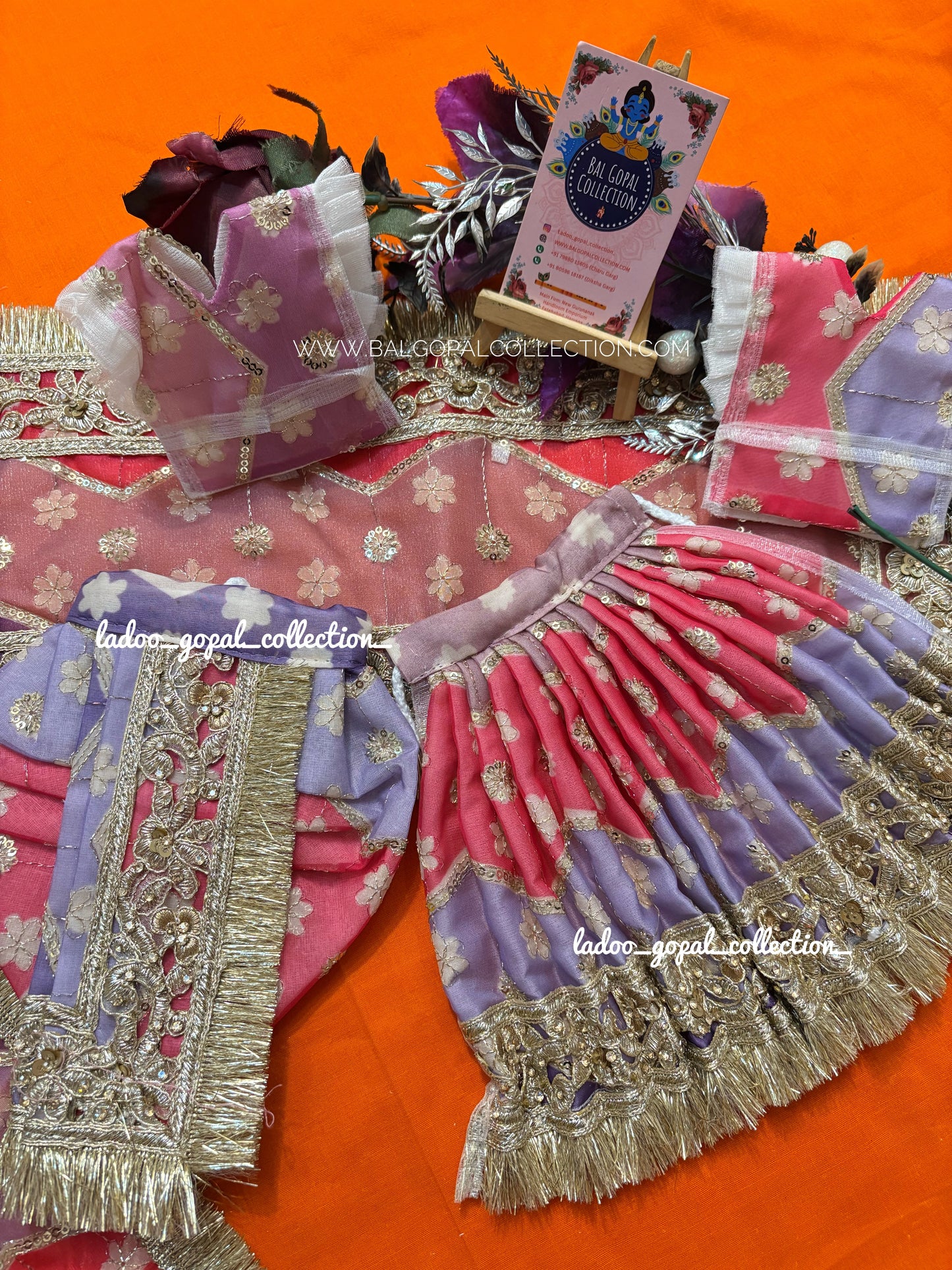 Heavy Radha krishna poshak