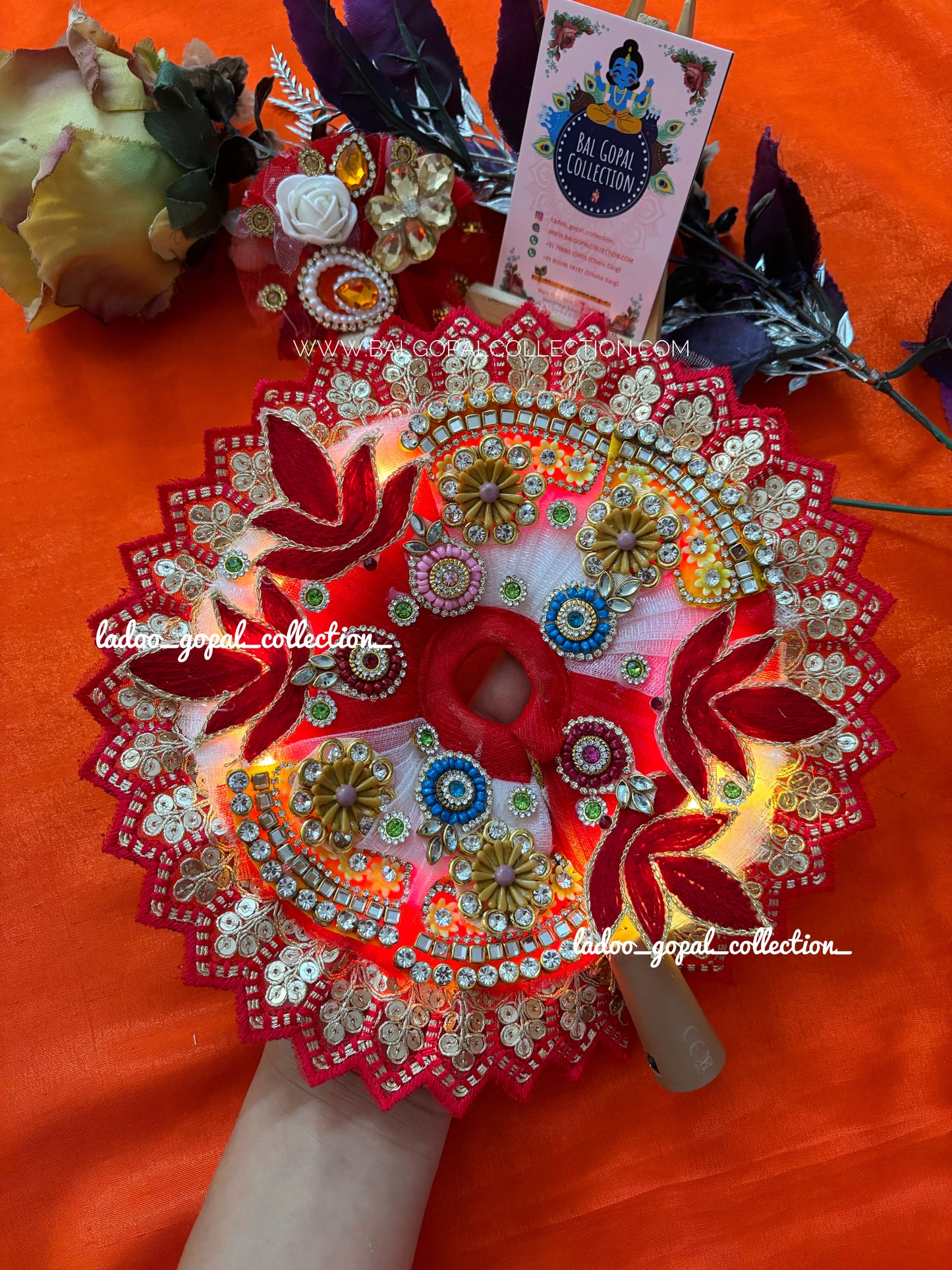 LED poshak for laddu gopal