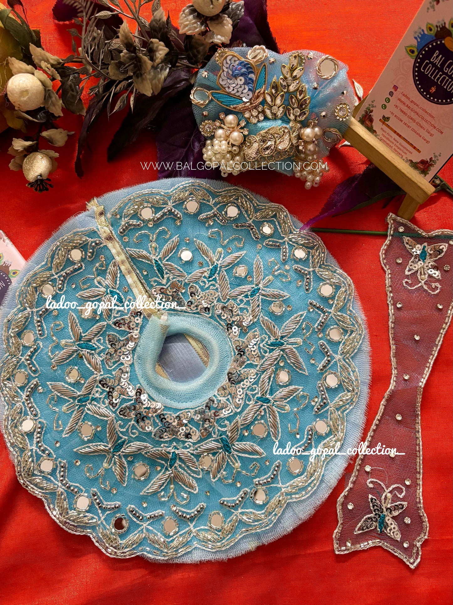 Handwork poshak for laddu gopal size 4