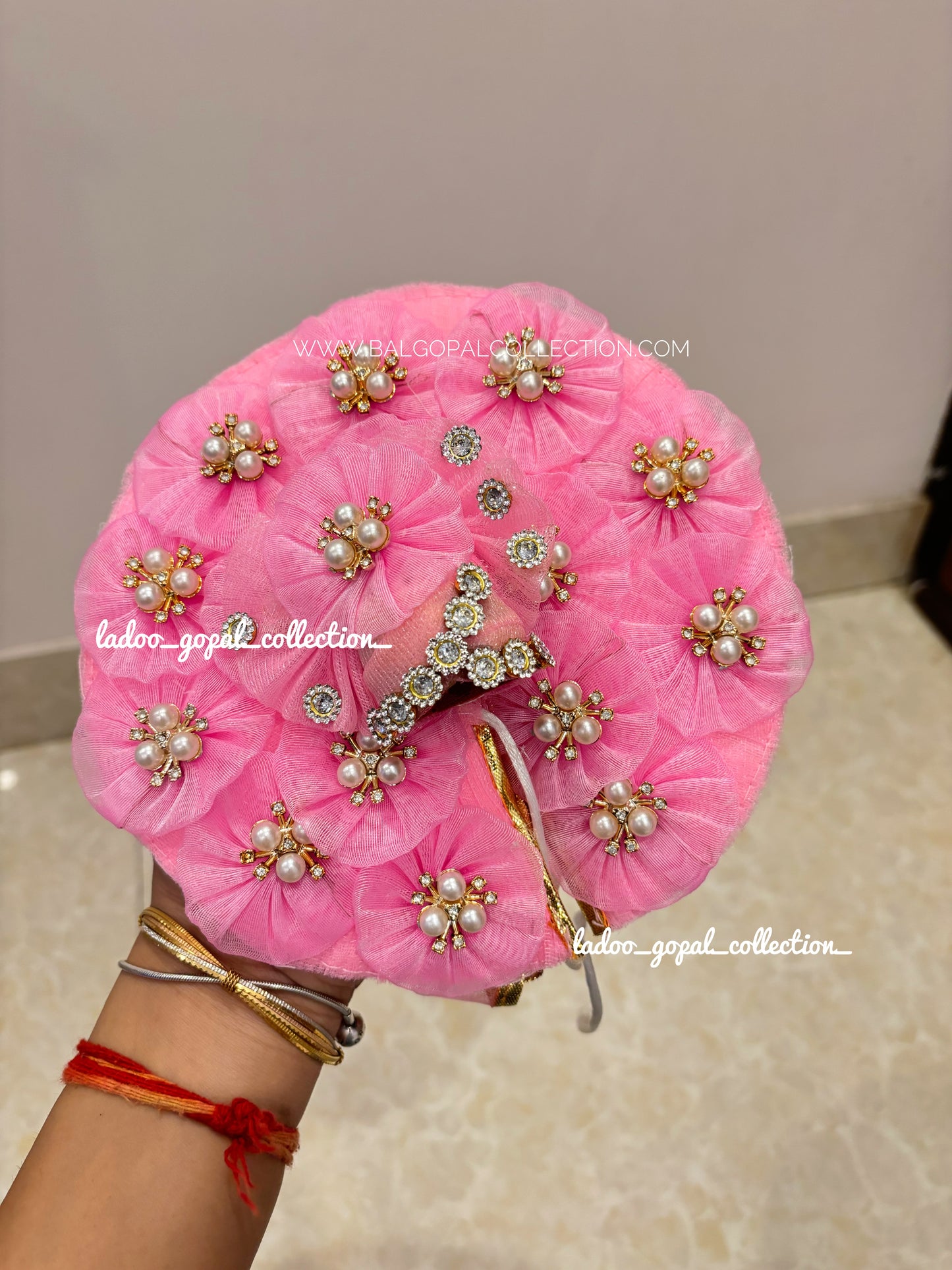 Pink poshak for laddu gopal