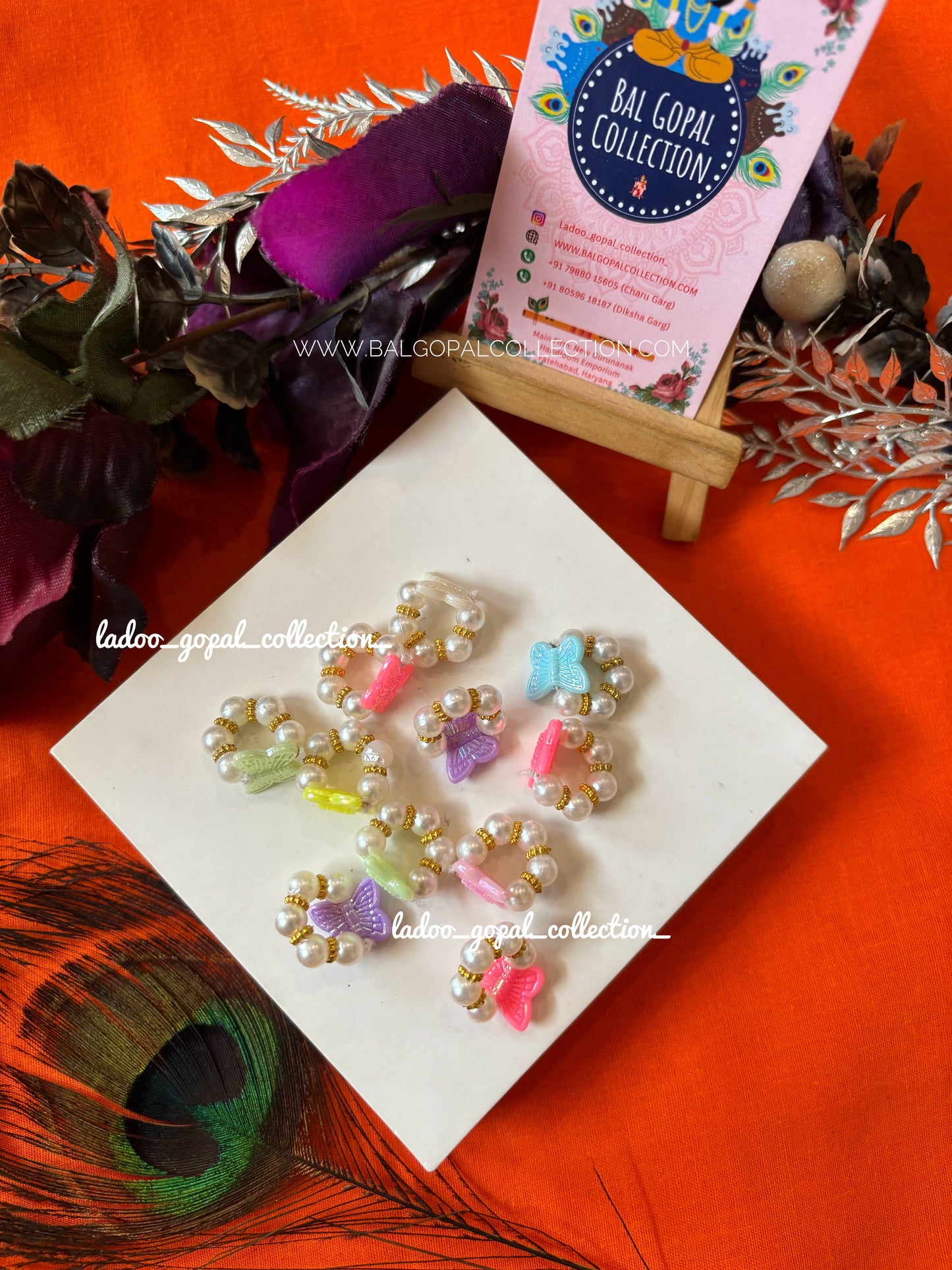Butterfy bangles for laddu gopal