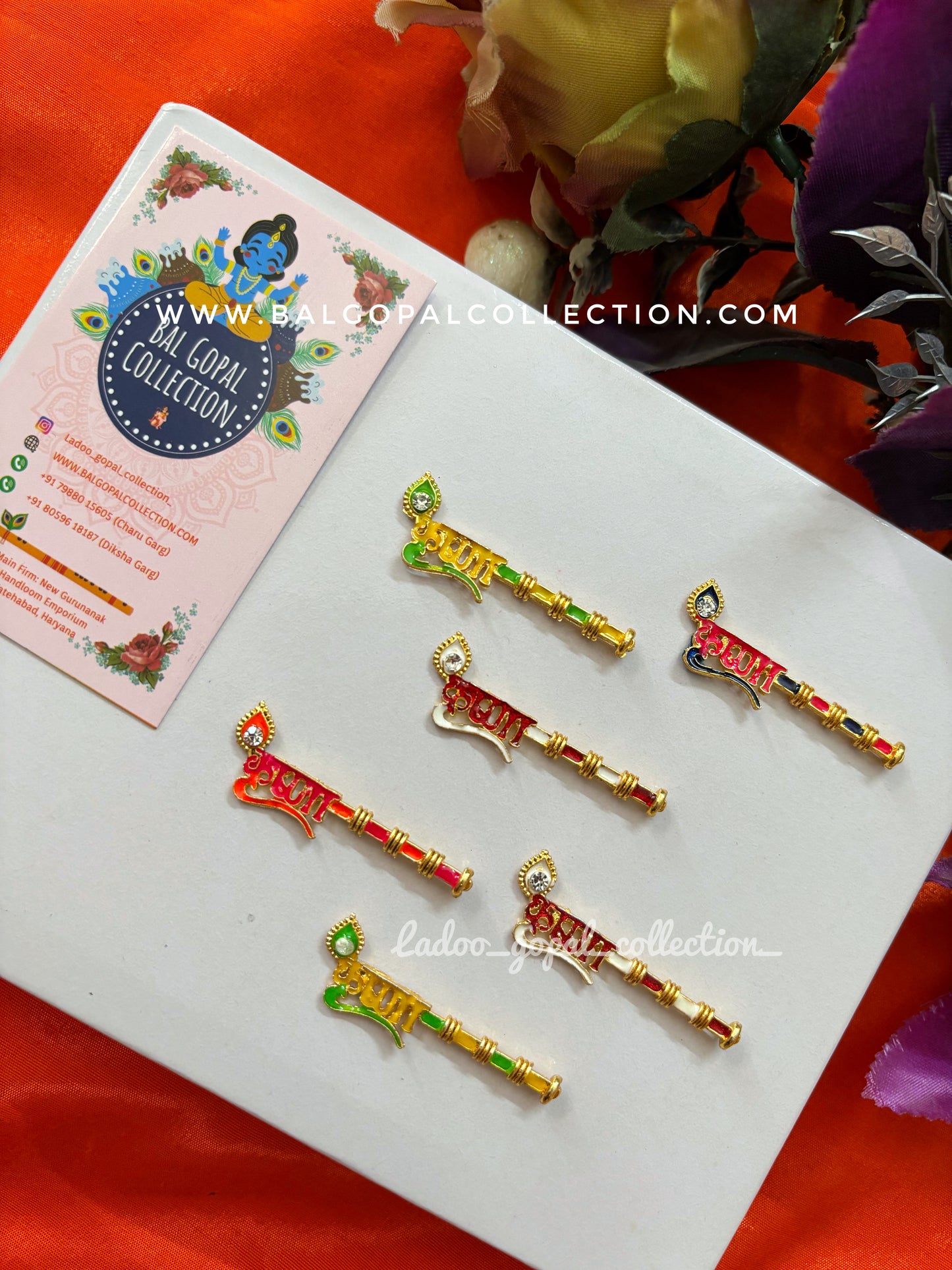 Krishna bansi for laddu gopal size 0-1-2-3