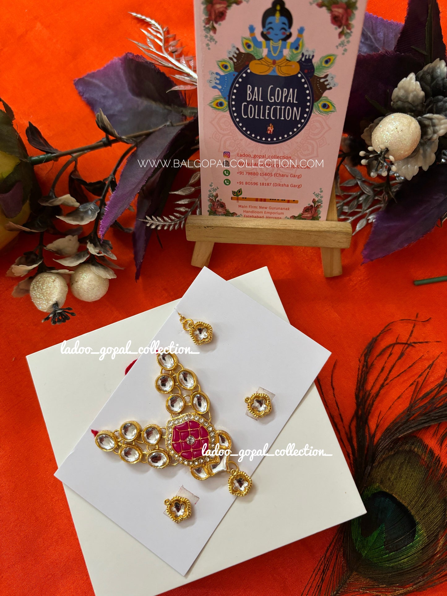 Heavy mala set for laddu gopal/ radha rani