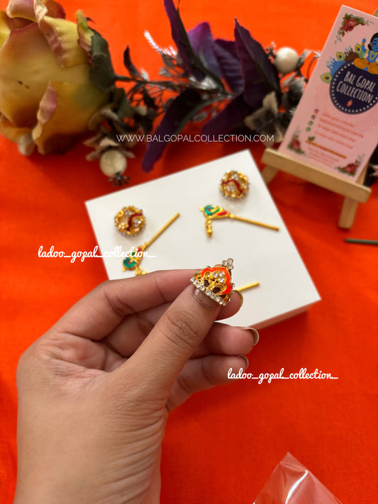 Mukut + Bansi combo size 0-1