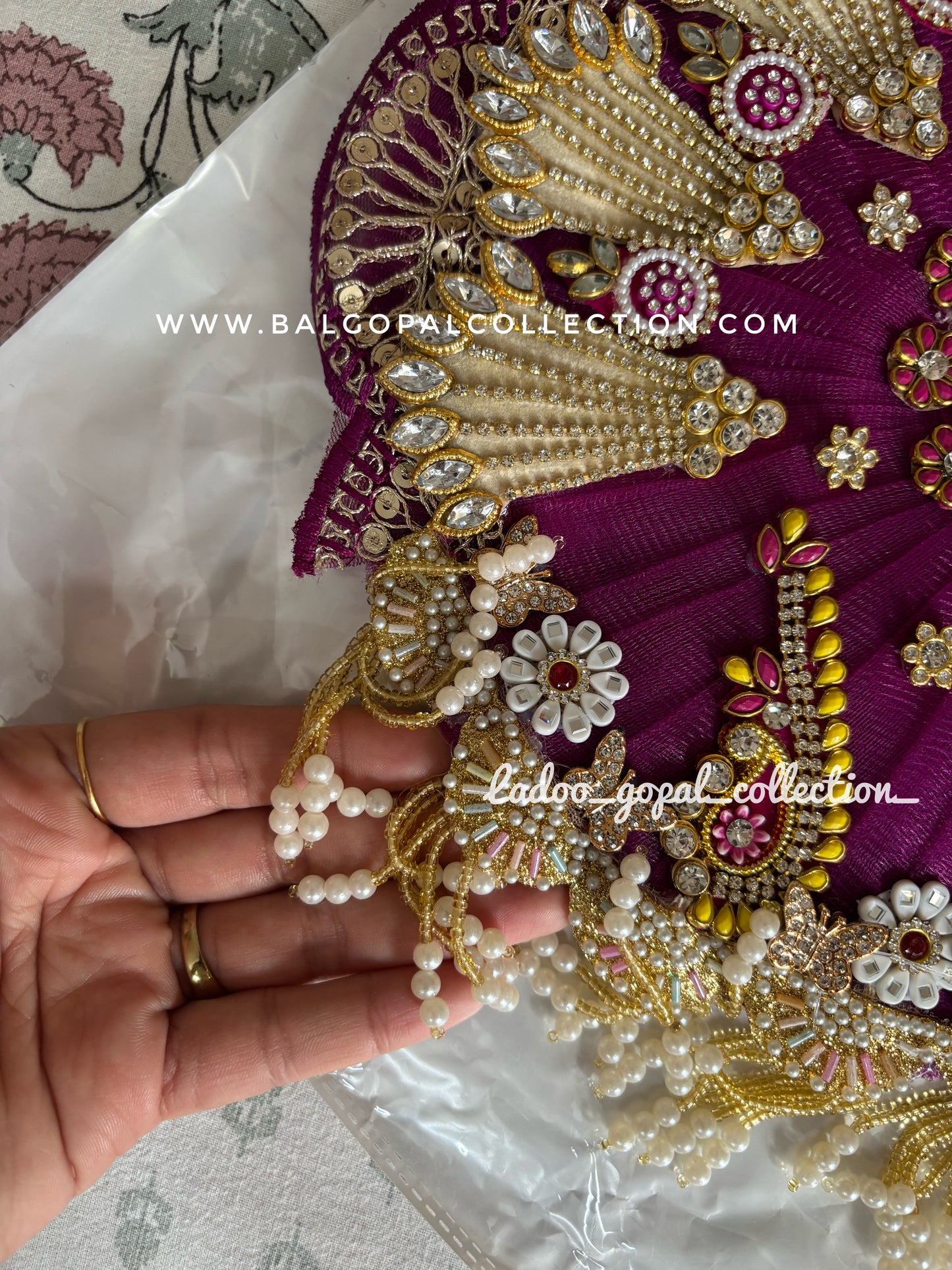 Heavy poshak for laddu gopal