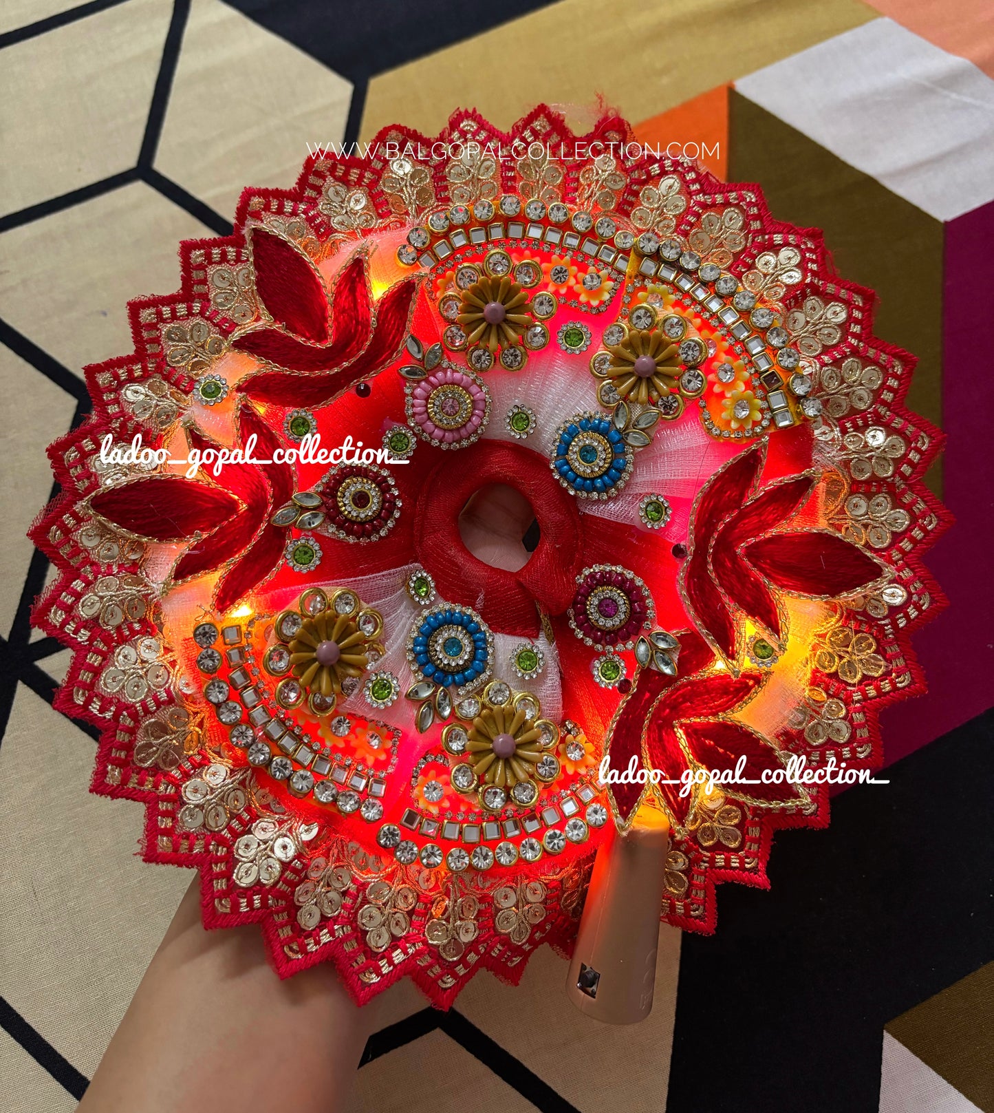 LED poshak for laddu gopal