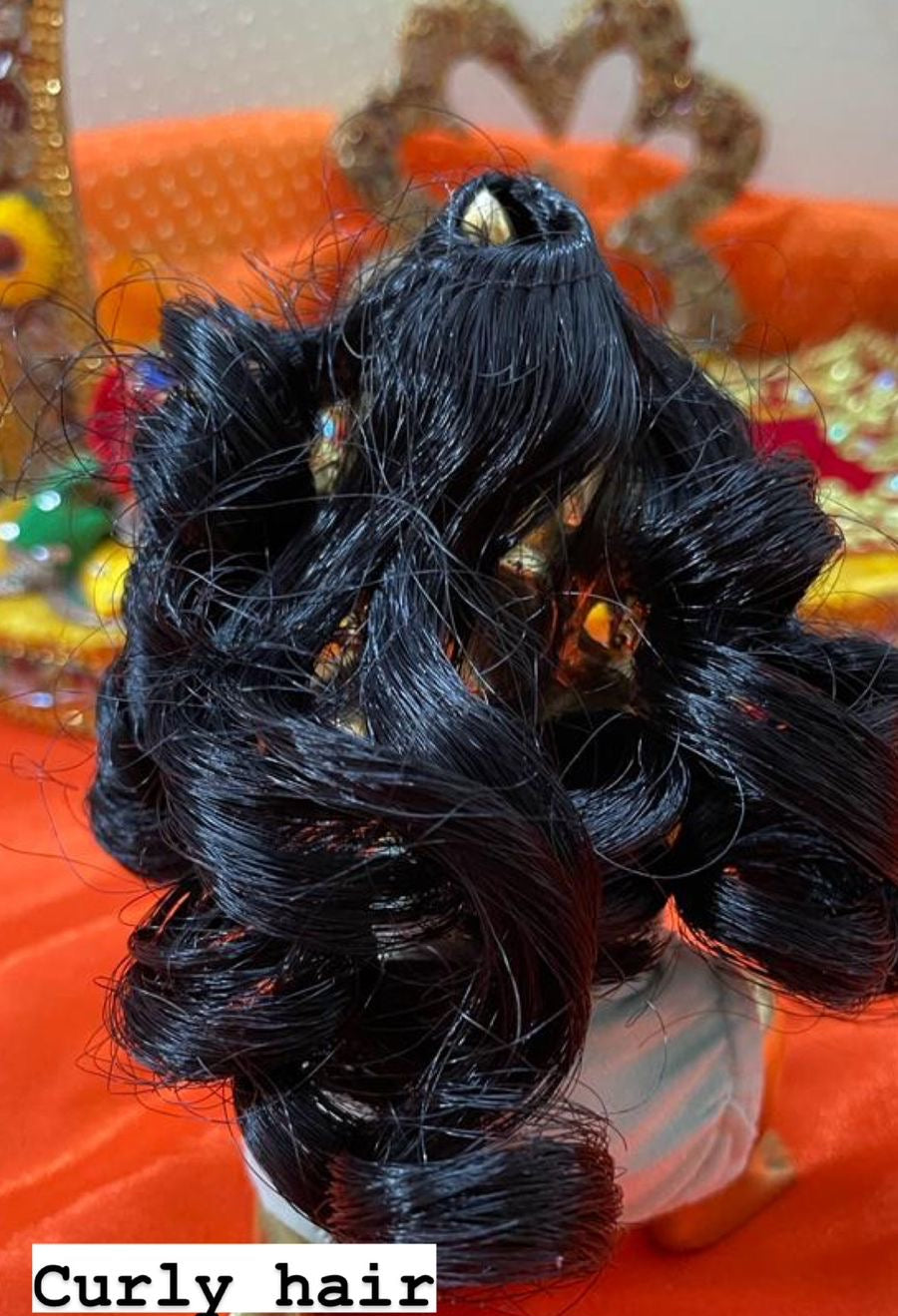 Curly hair for laddu gopal