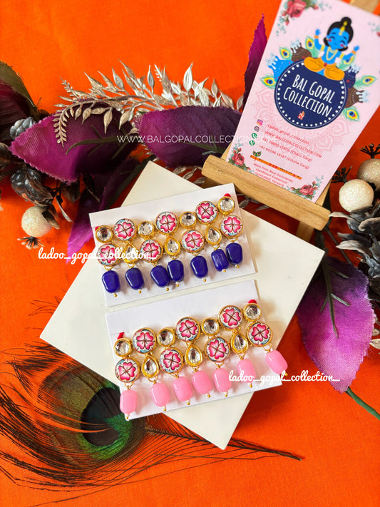 Gulabi kamarbandh for radha krishna (2 pcs)