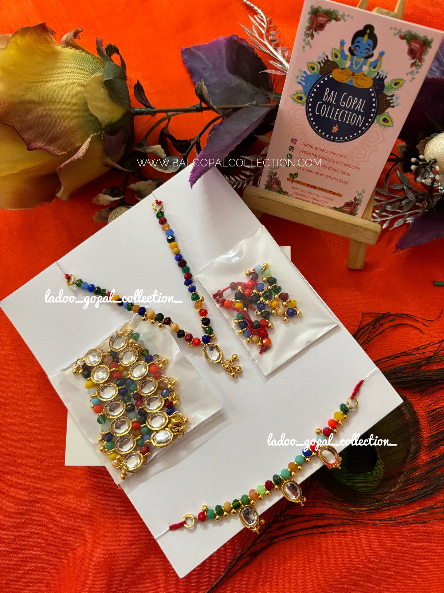 Shringar set for laddu gopal/Radha rani