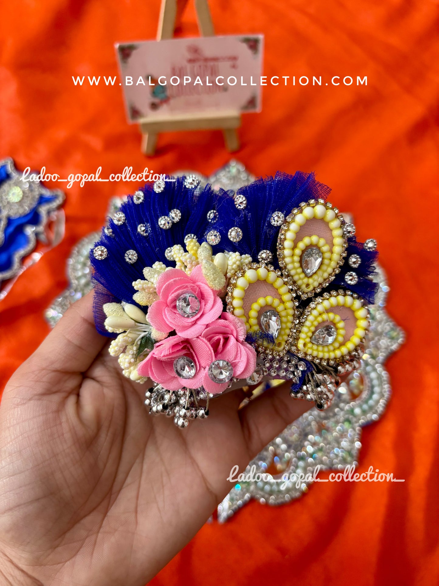 Heavy handwork poshak for laddu gopal