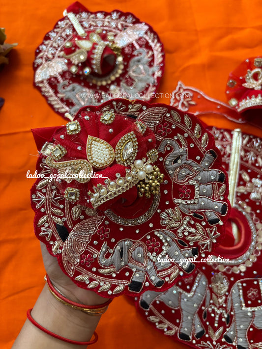 Royal elephant poshak for laddu gopal