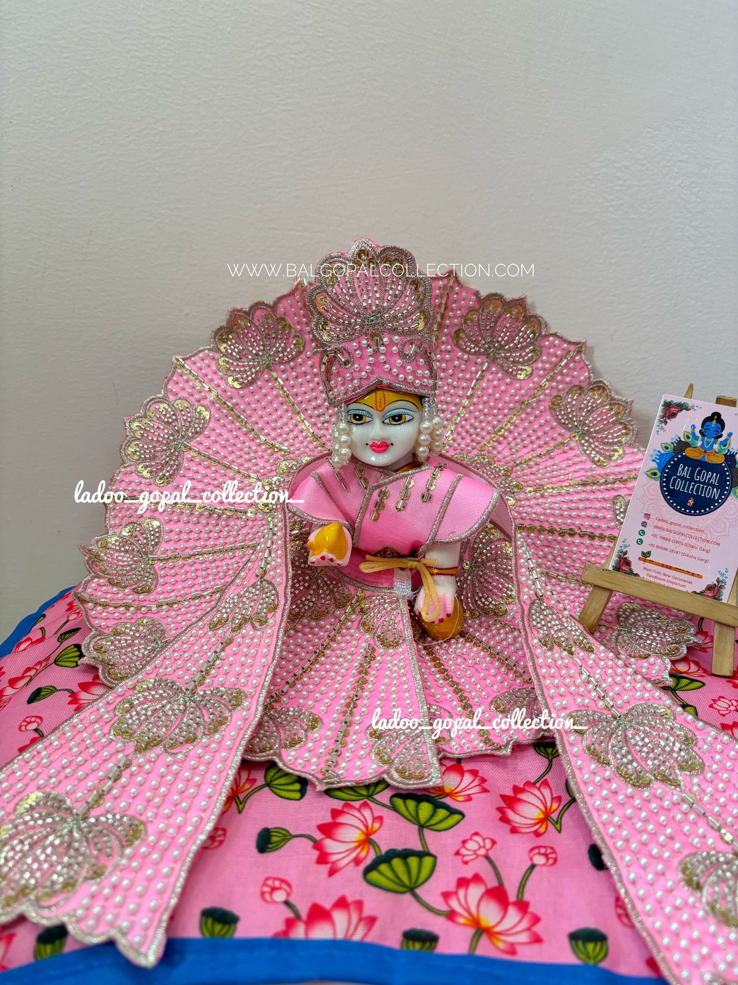 Premium heavy poshak for laddu gopal