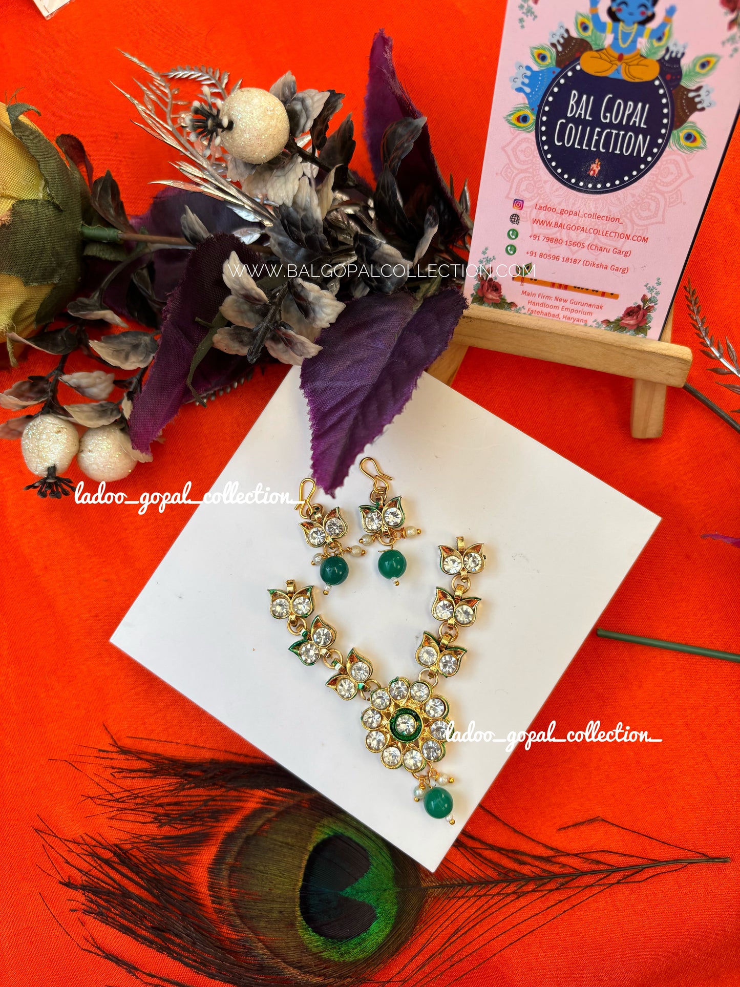 Heavy Stone mala for Laddu gopal