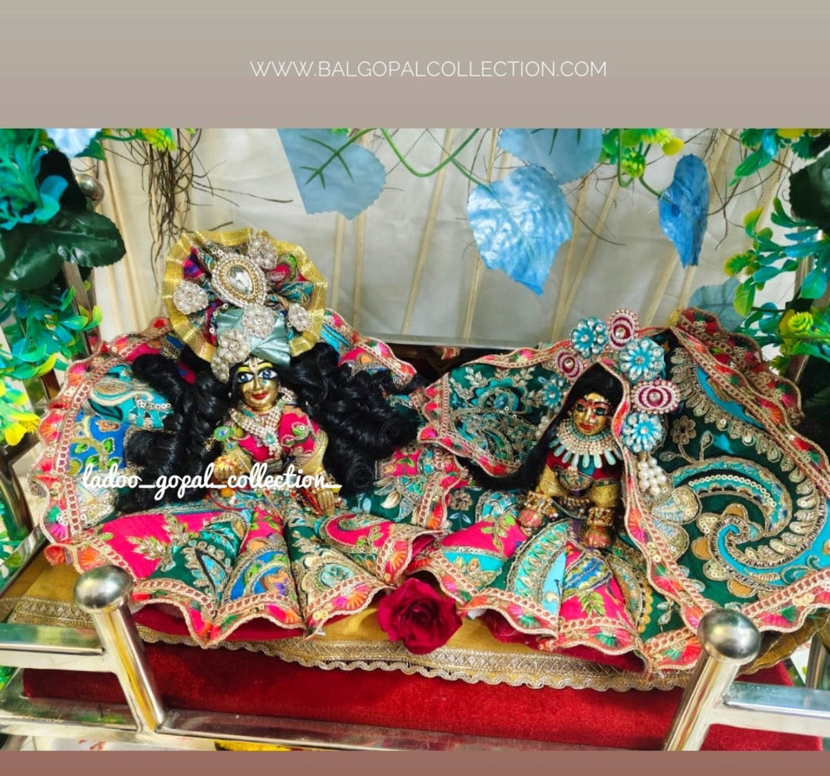Premium kali poshak for laddu gopal/ radha rani ll Janamashtami special
