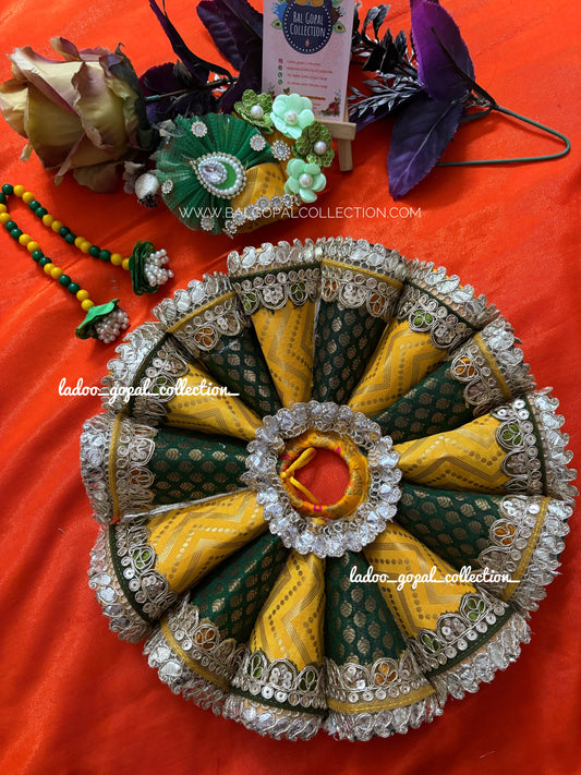 Cone dress with pagdi for laddu gopal