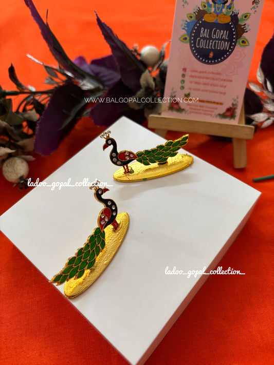 Heavy peacock for laddu gopal