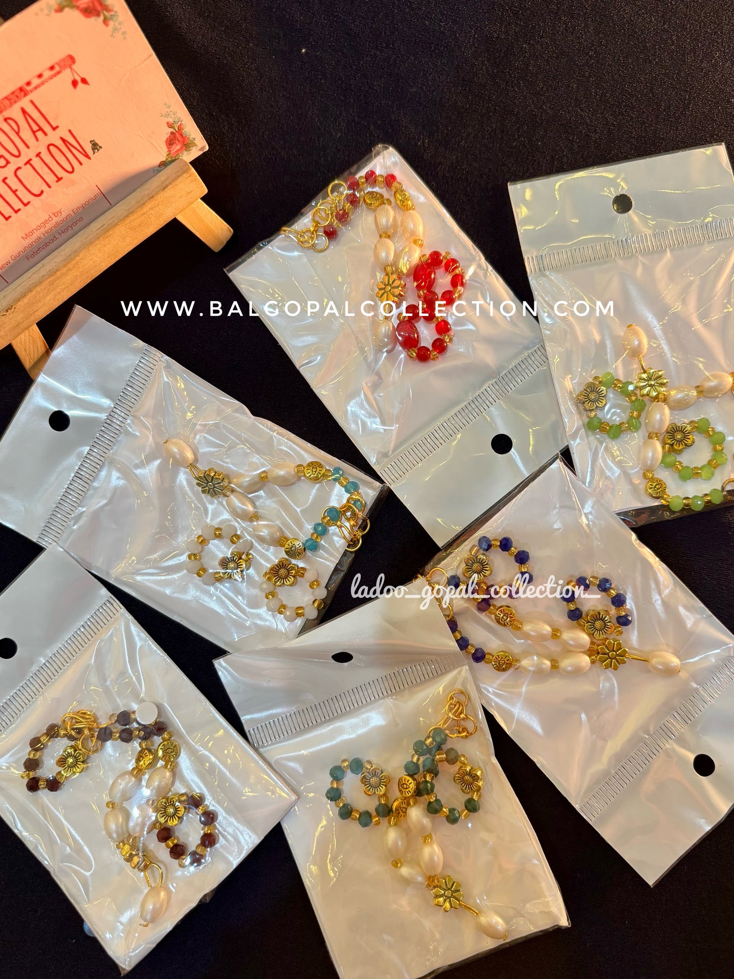 Mala with bangles set for laddu gopal size 2-3-4