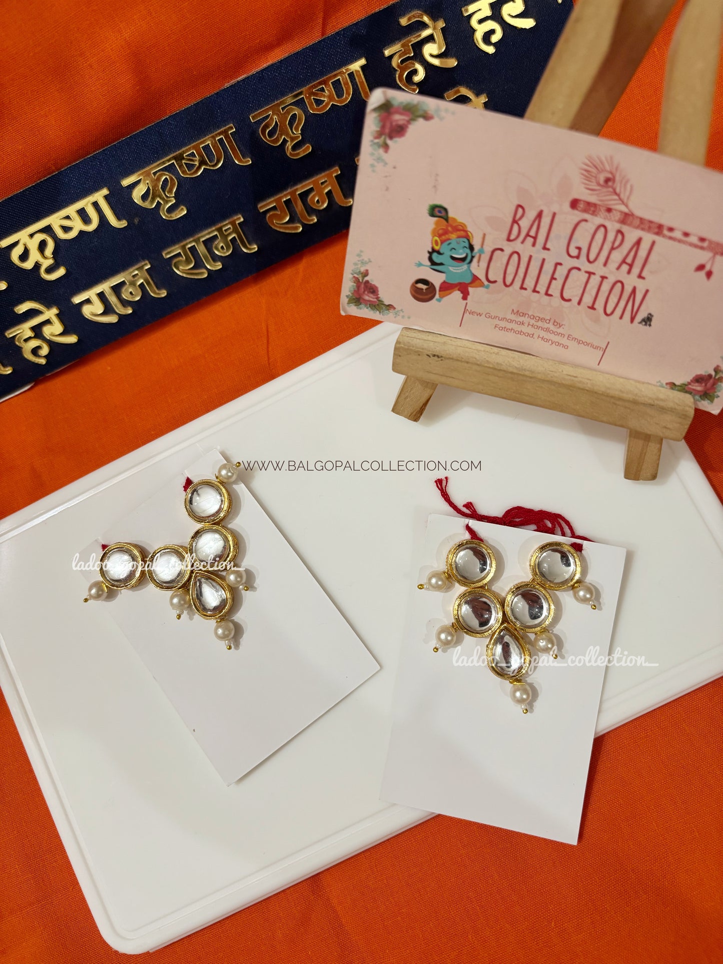 Kundan mala for laddu gooal size 2-3-4