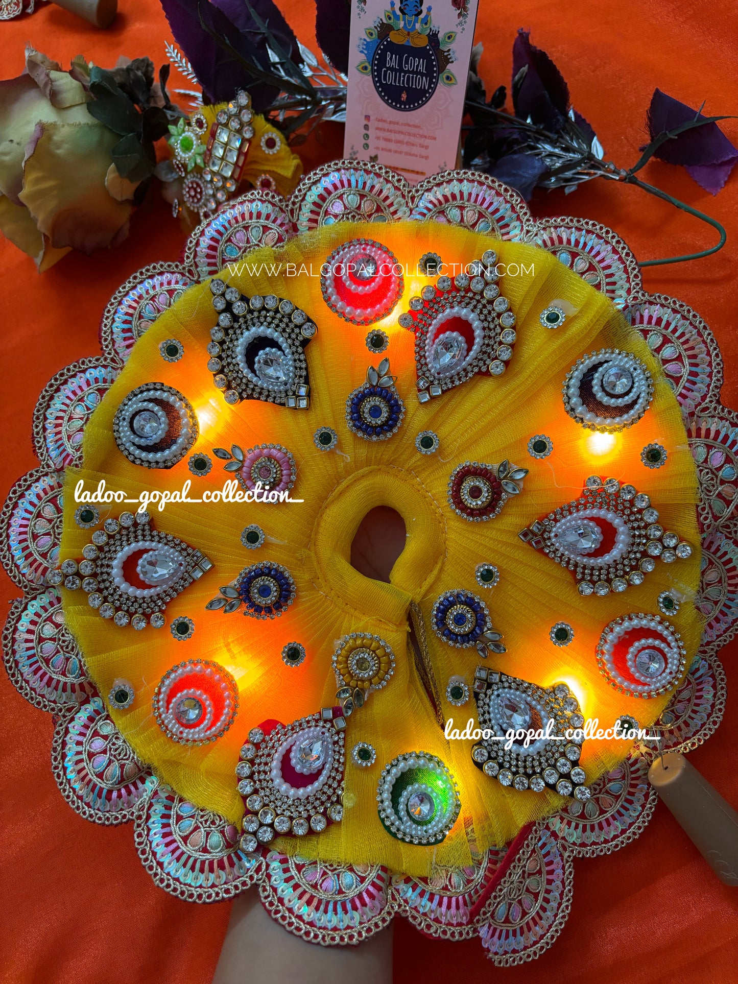 LED poshak for laddu gopal