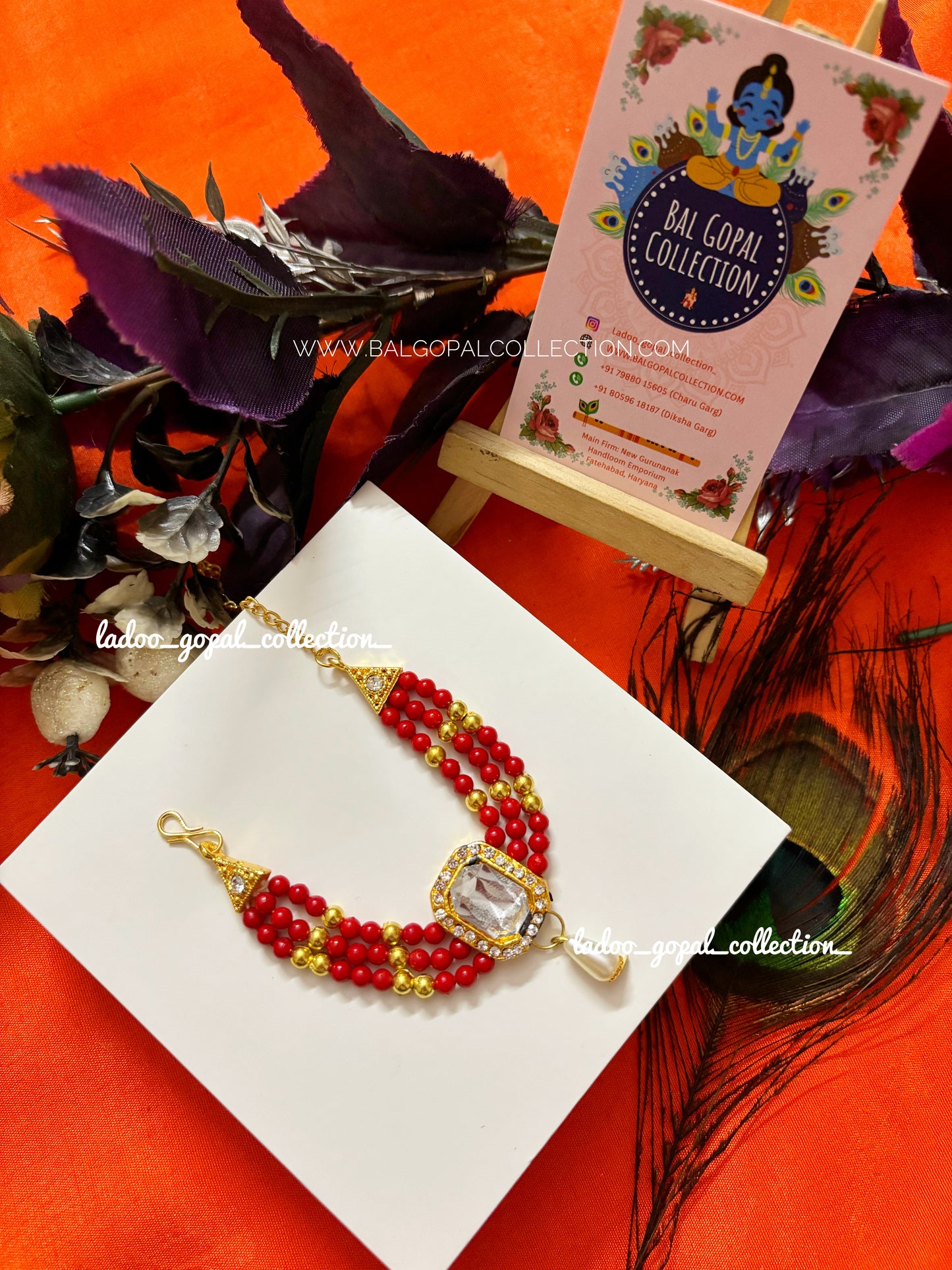 Shahi mala for laddu gopal size 4-5-6