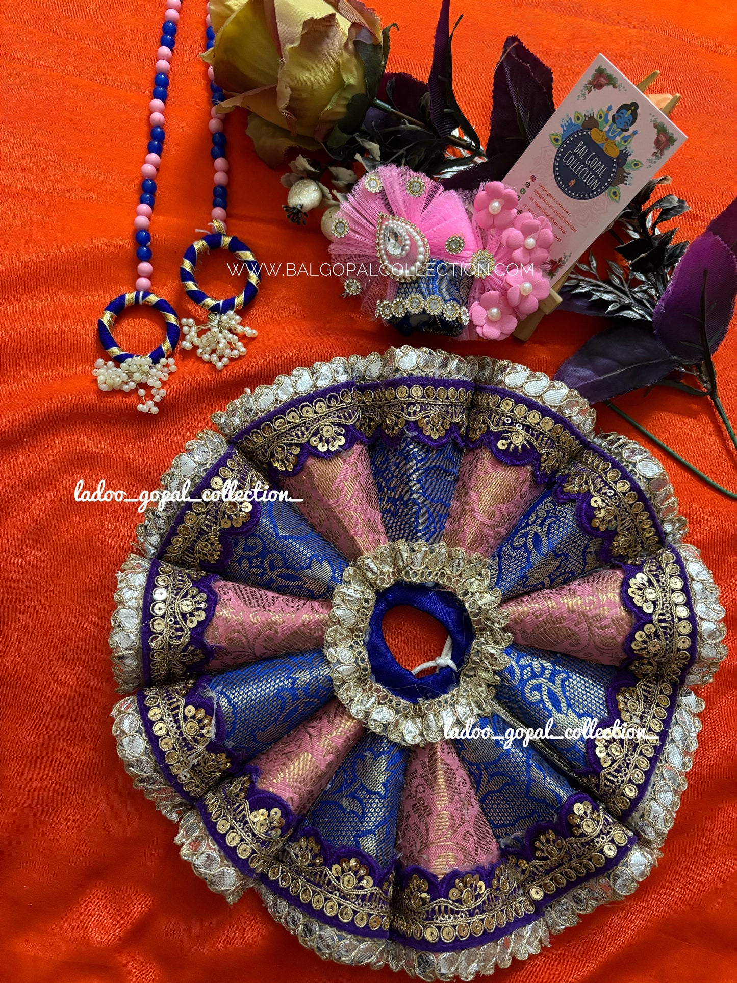 Cone dress with pagdi for laddu gopal