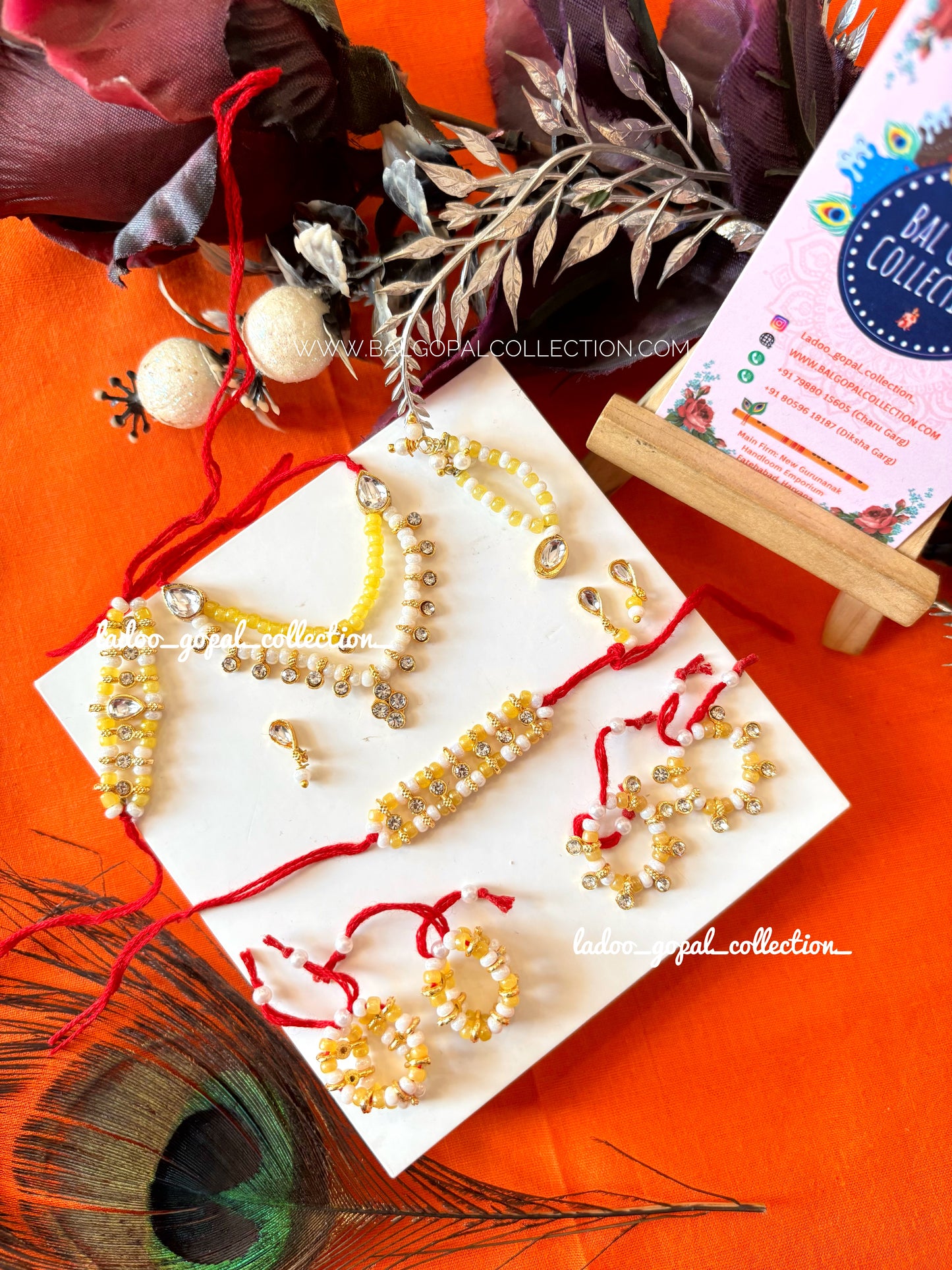 Heavy shringar set for laddu gopal