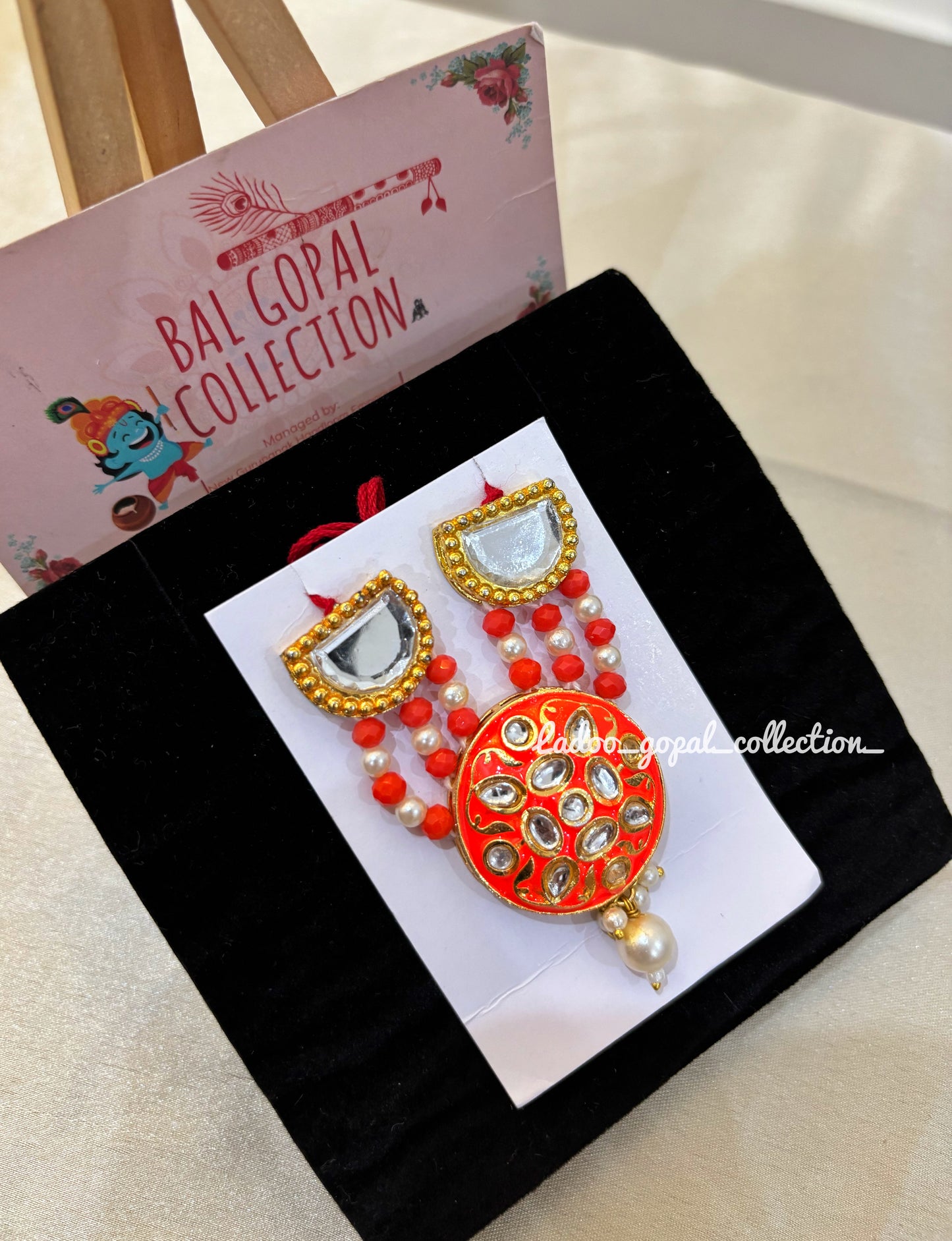Nikhar mala for laddu gopal size 4-5-6
