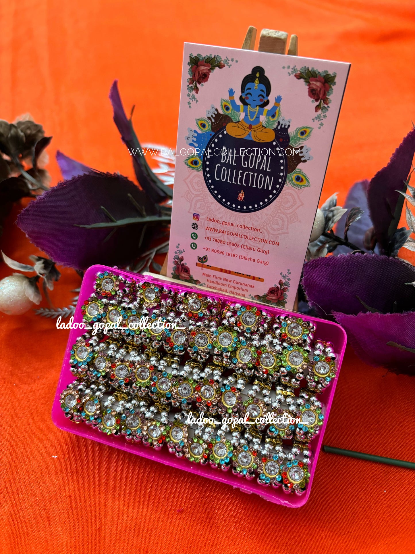 Silver multi bangles for laddu gopal size 1-2-3