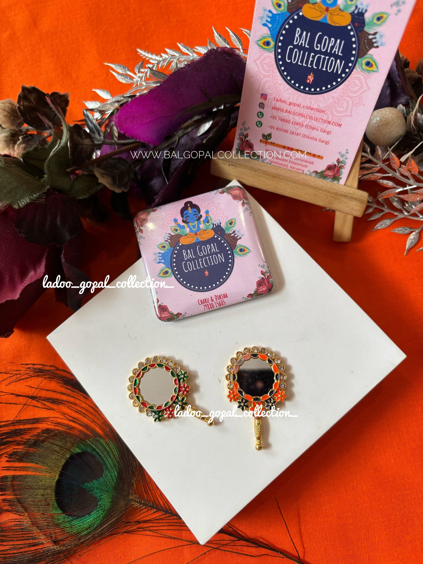 Mirror for laddu gopal