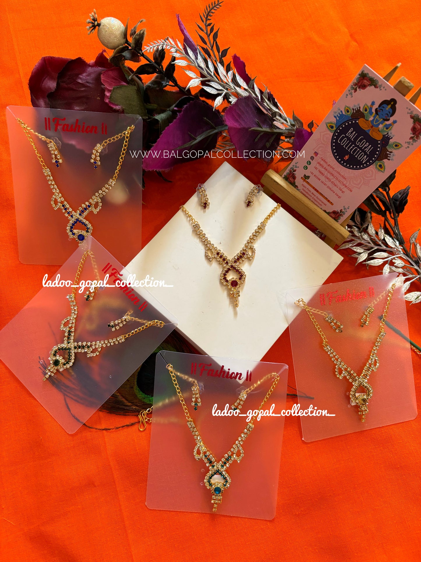 Stone mala for laddu gopal