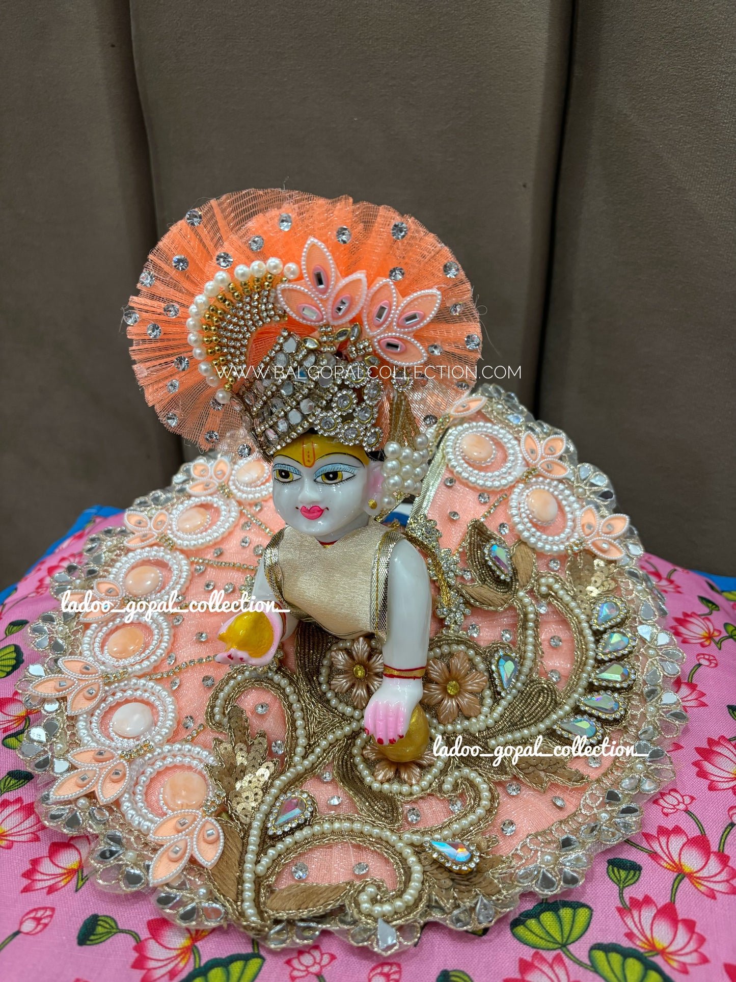 Premium janamashtami poshak for laddu gopal