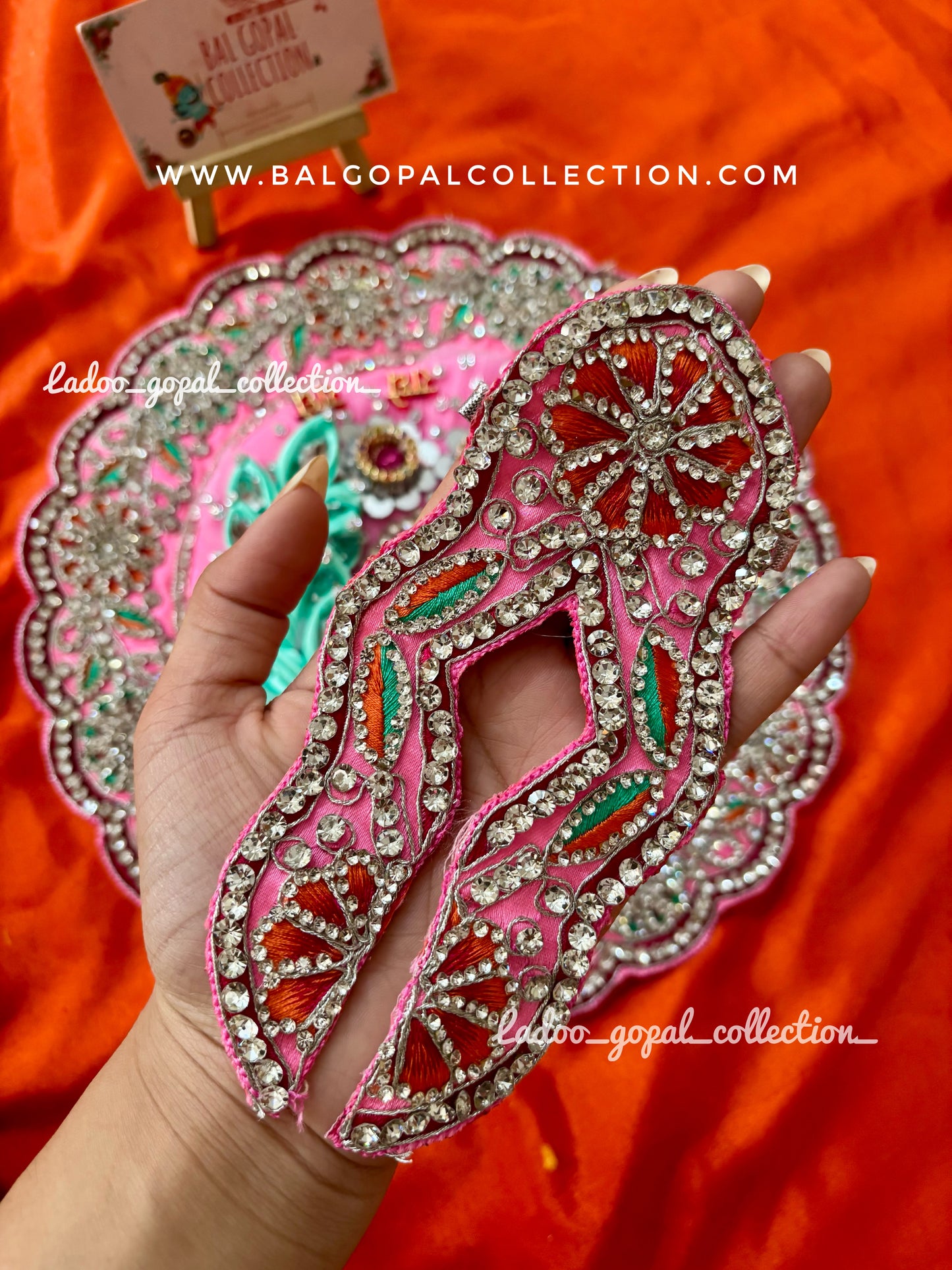 Heavy handwork poshak for laddu gopal