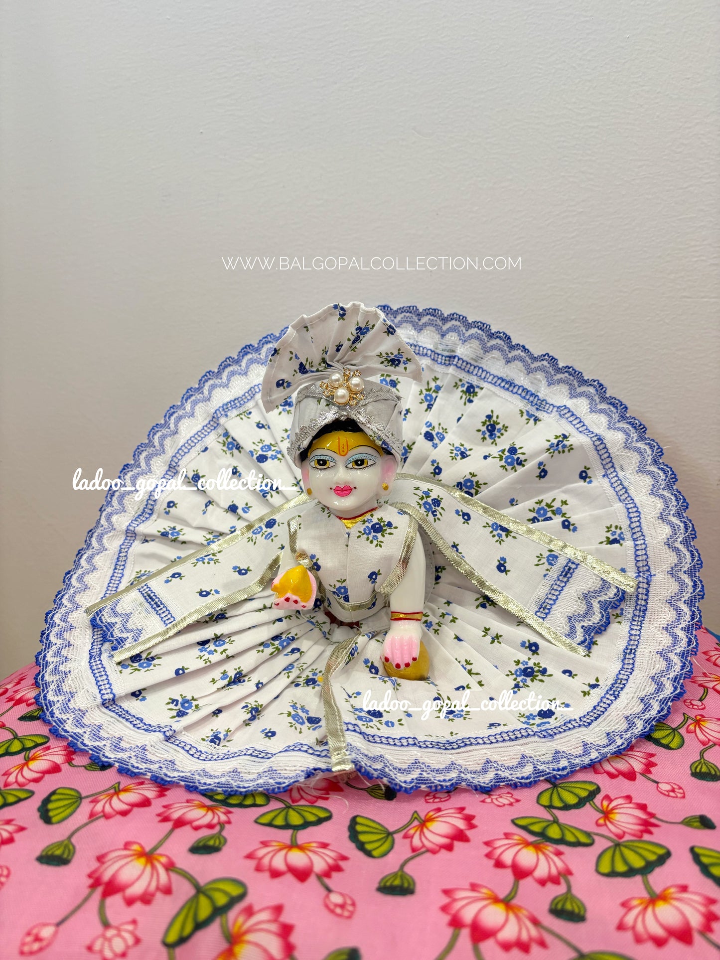 Cotton poshak for laddu gopal