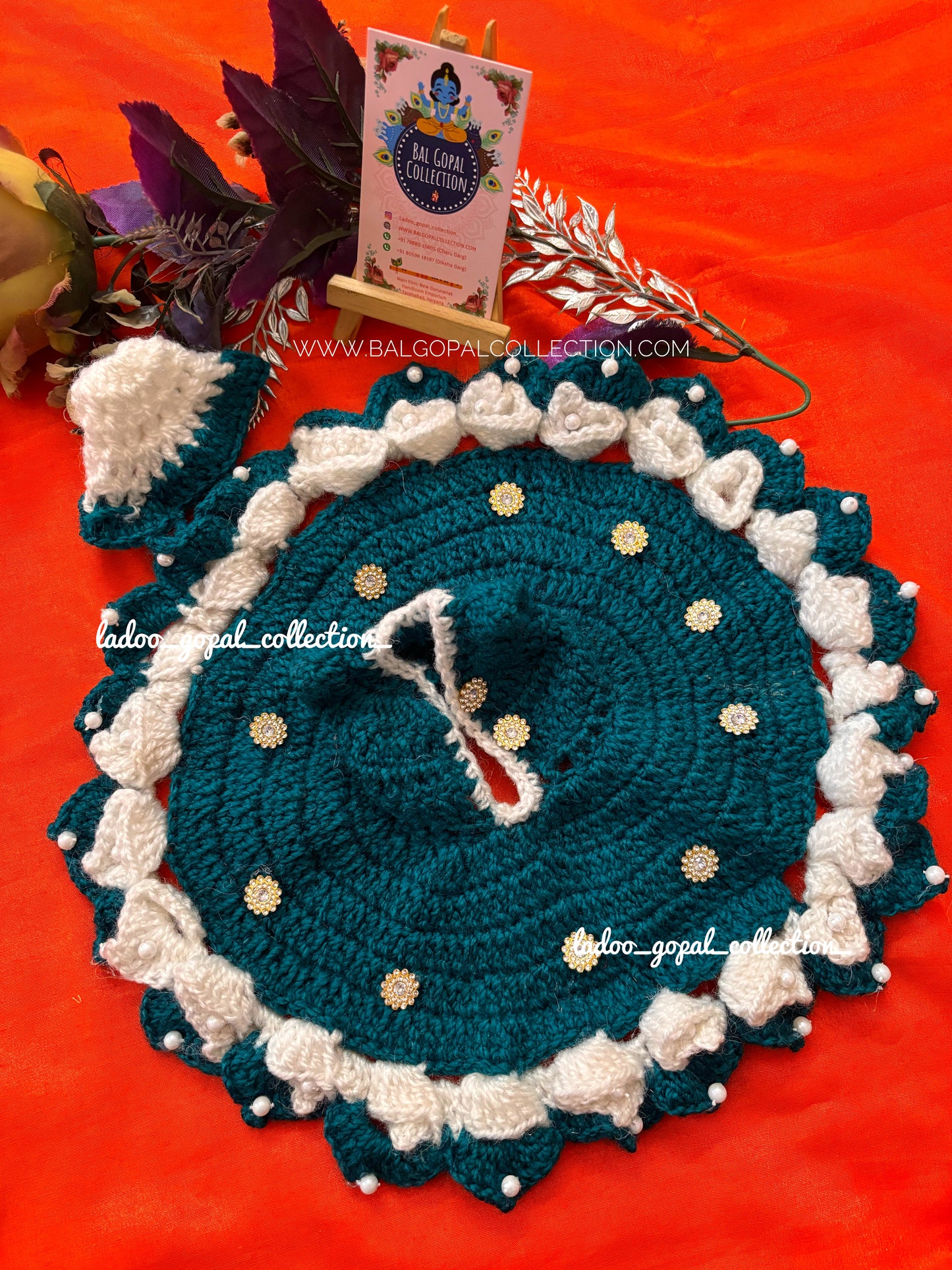 Heavy woollen poshak for laddu gopal size 5-6