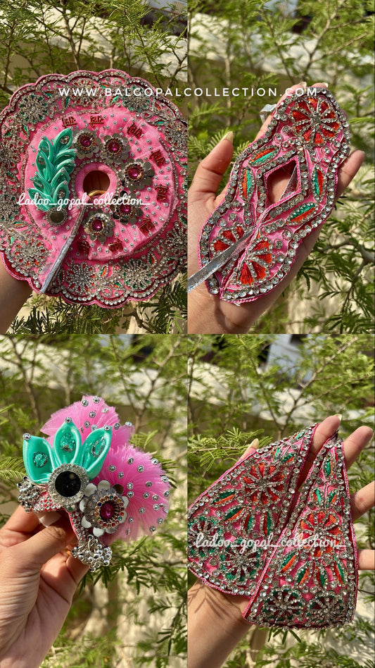 Heavy handwork poshak for laddu gopal