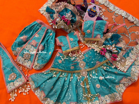Premium shahi Radha krishna poshak ll Diwali special