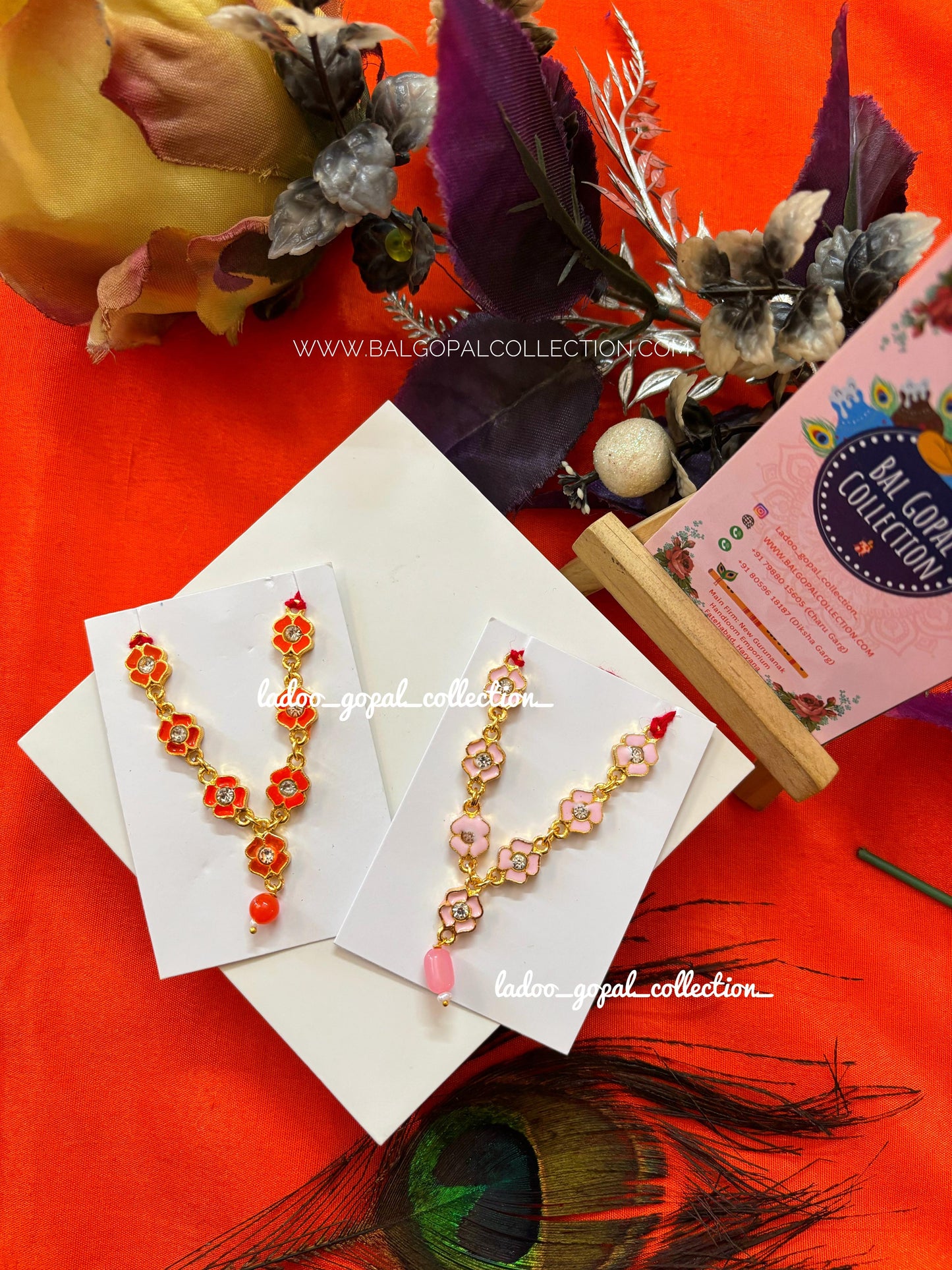 Flower mala for Laddu Gopal size 3-4-5-6