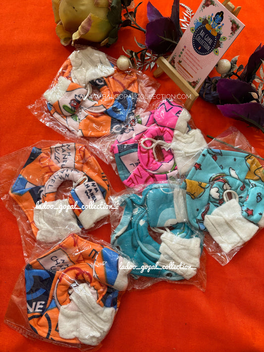 Winter frocks for laddu gopal (set of 2)