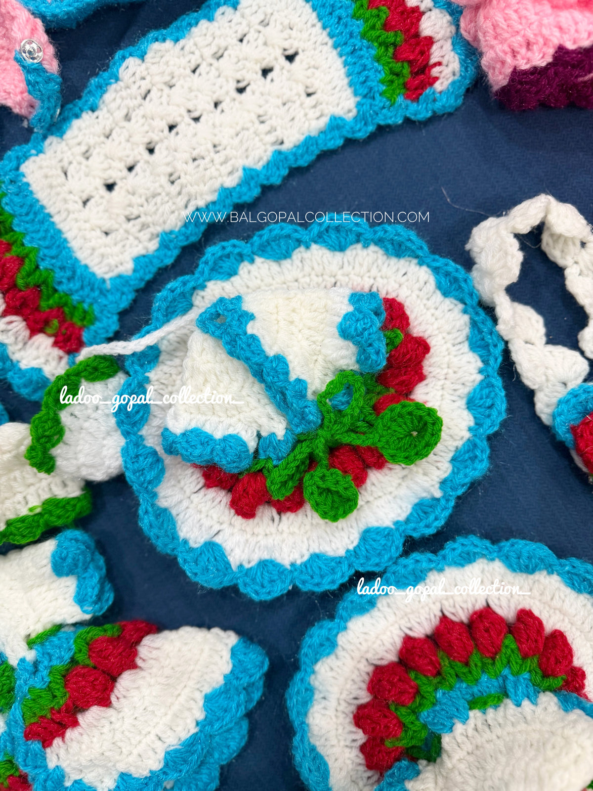 Premium woollen poshak for laddu gopal/ radha rani