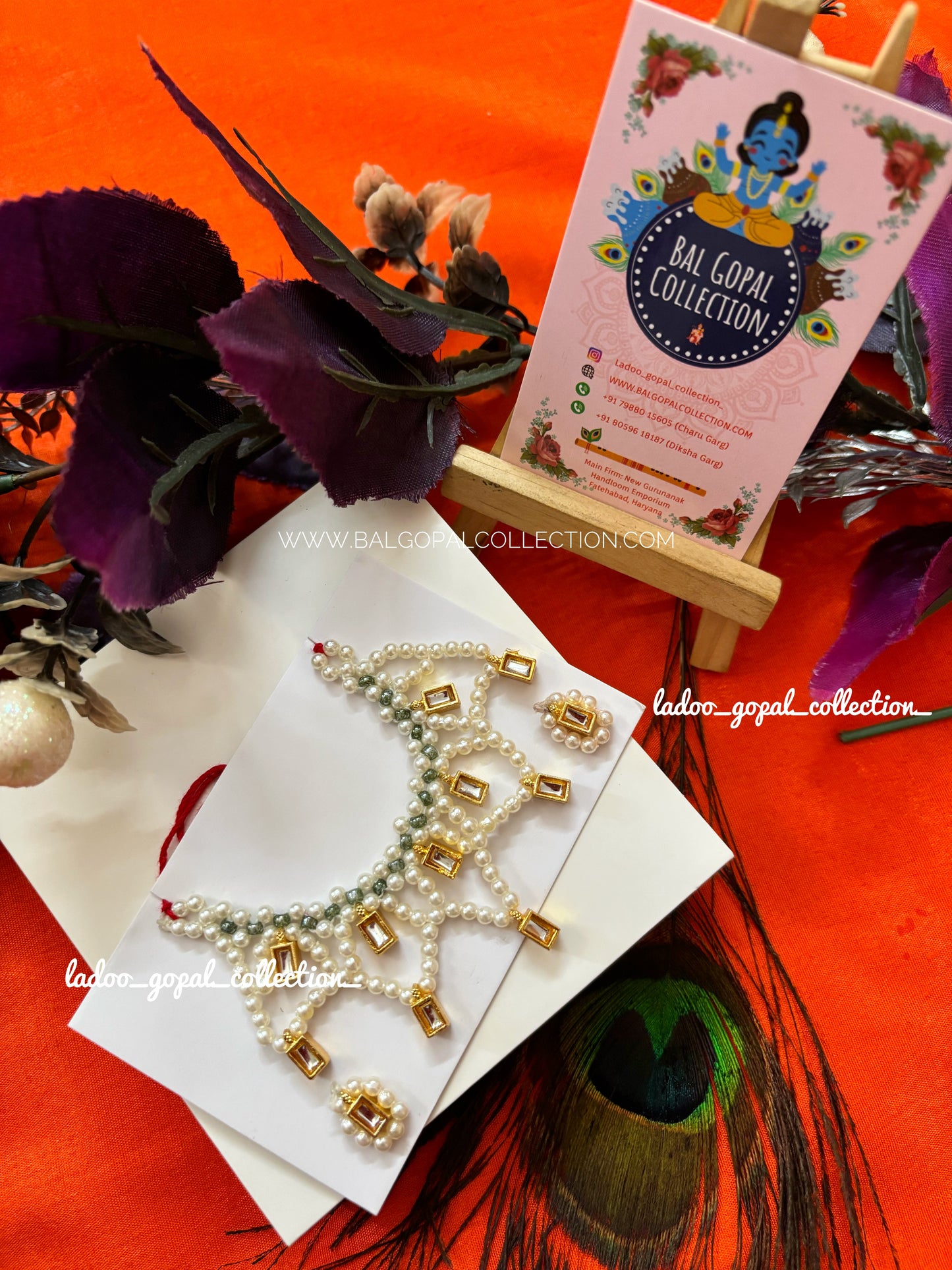 Shobha mala for laddu gopal