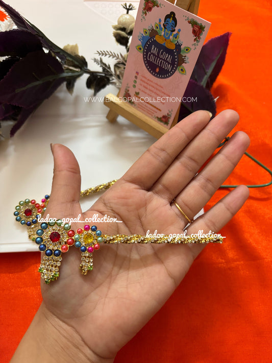 Heavy stone bansi for laddu gopal (size 6-7)