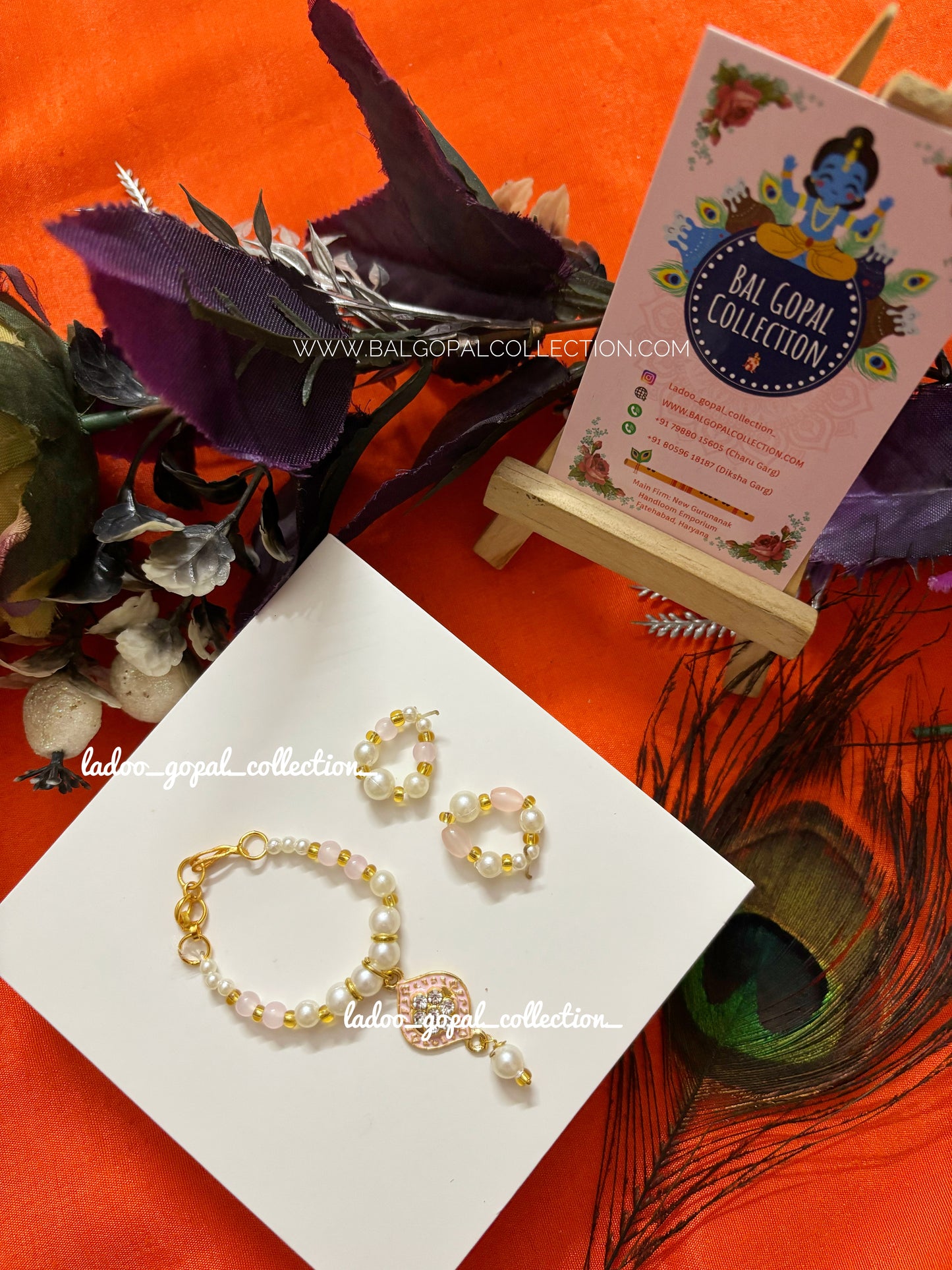 Mala+Bangles set for laddu gopal