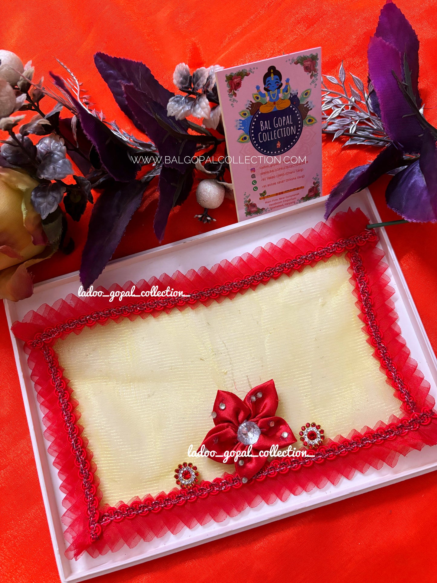 Dupatta for radha rani (set of 2)
