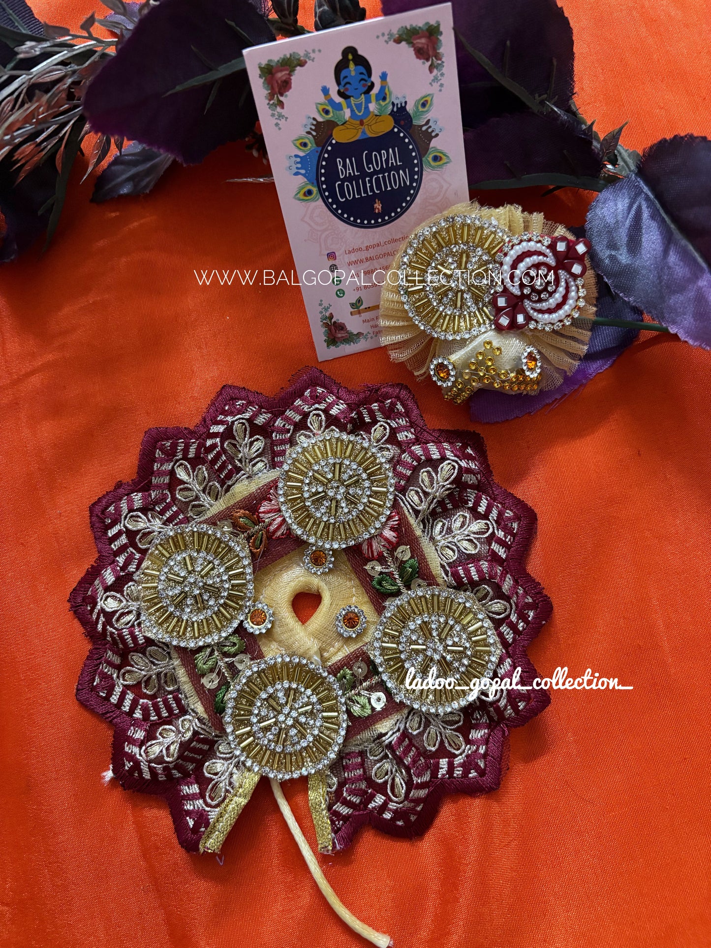 Heavy poshak for laddu gopal size 0-1