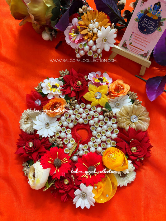 Vrindavan Phool Shringar Poshak for laddu gopal