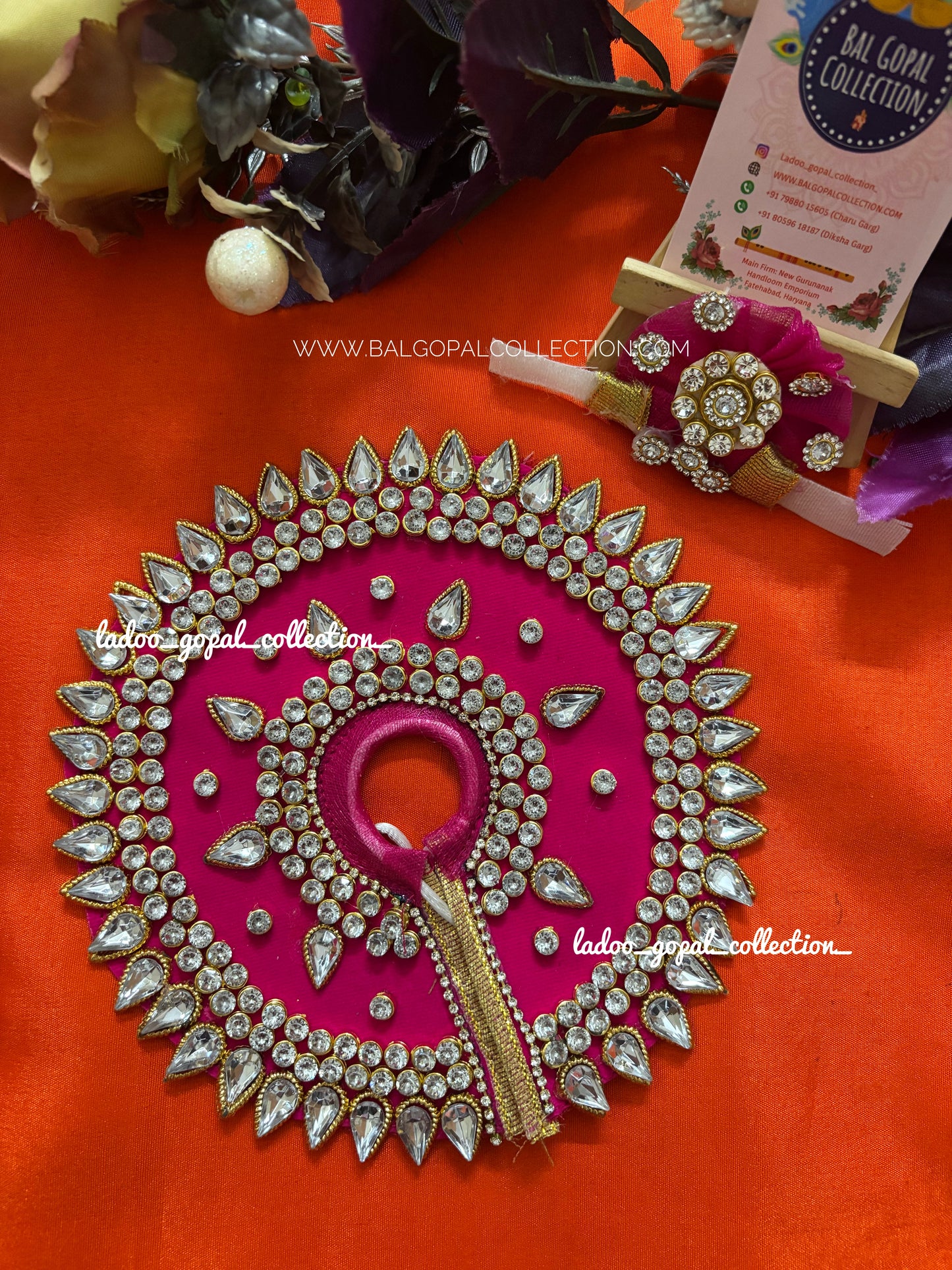 Heavy kudan poshak for laddu gopal