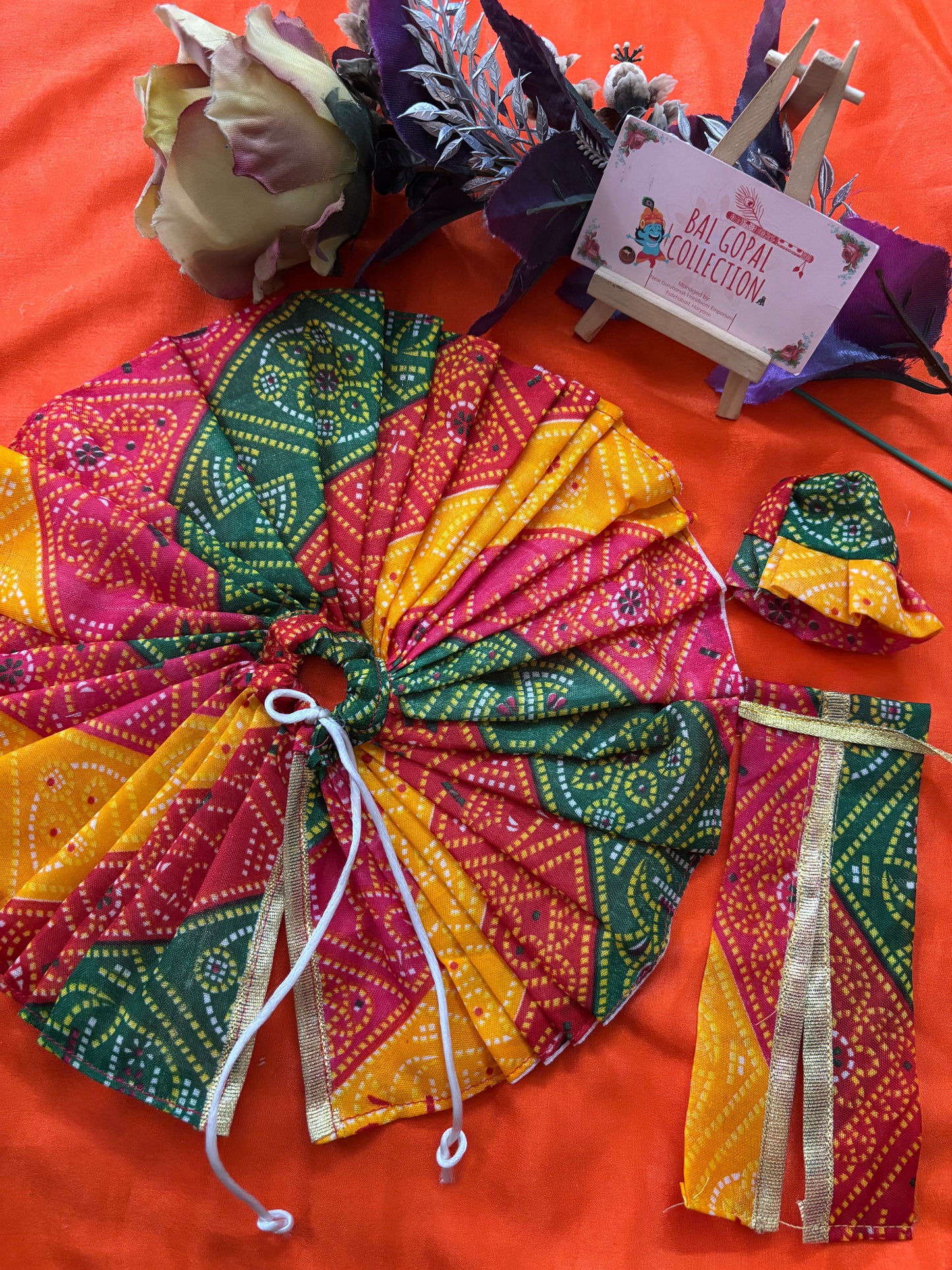 Colorful summer dress for laddu gopal