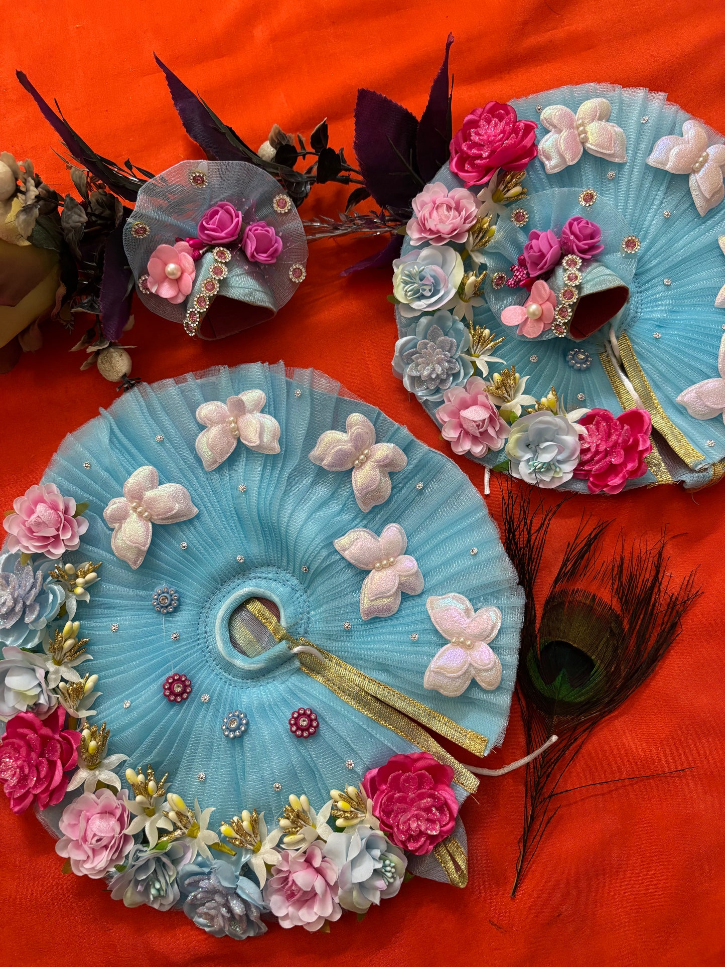 Butterfly poshak for laddu gopal