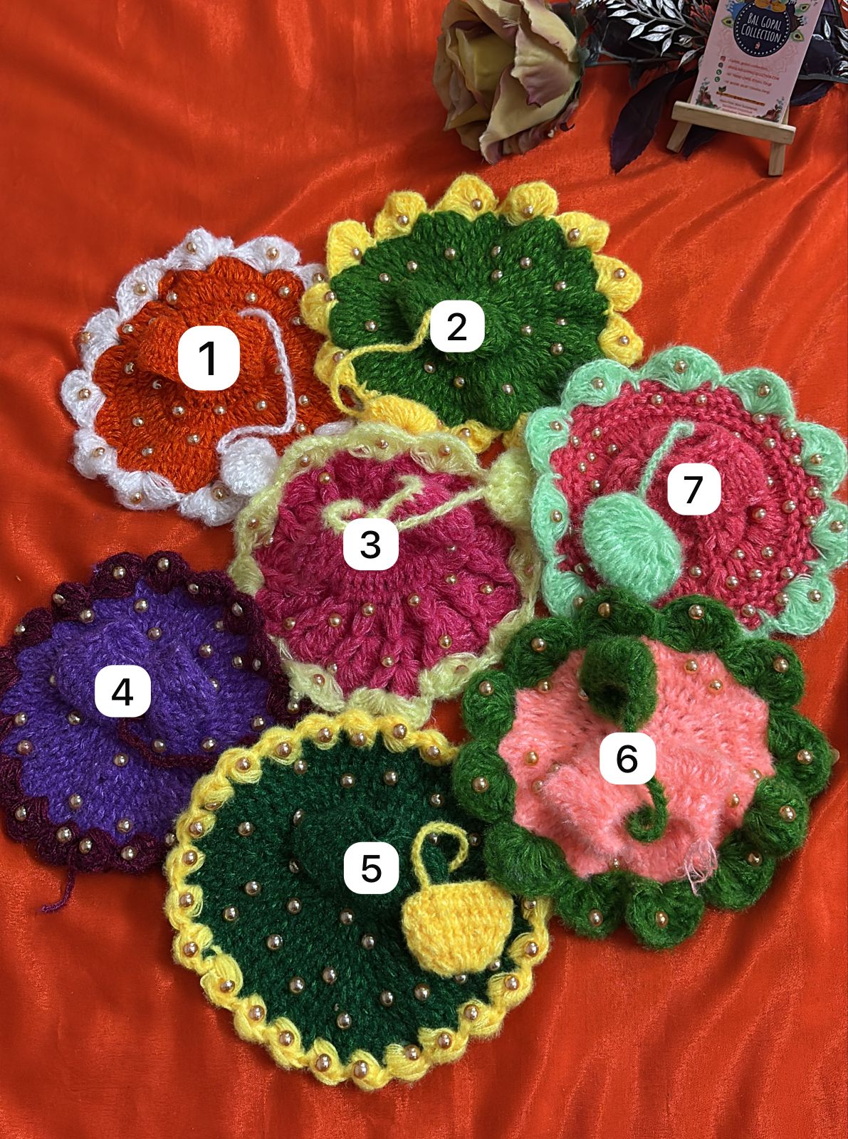 Woollen poshak combo for laddu gopal size 3